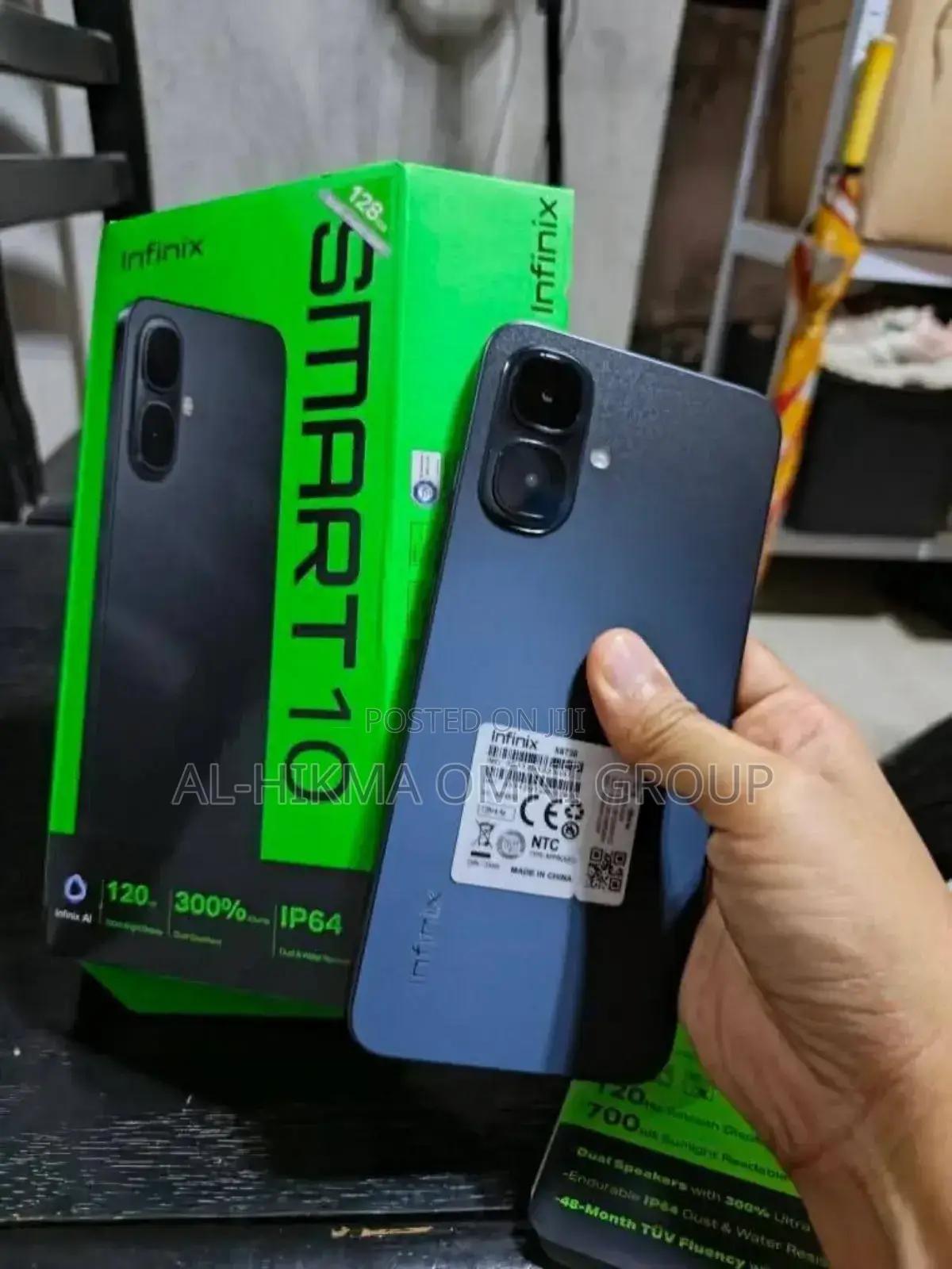 New Infinix Smart 10 Plus 128 GB Black