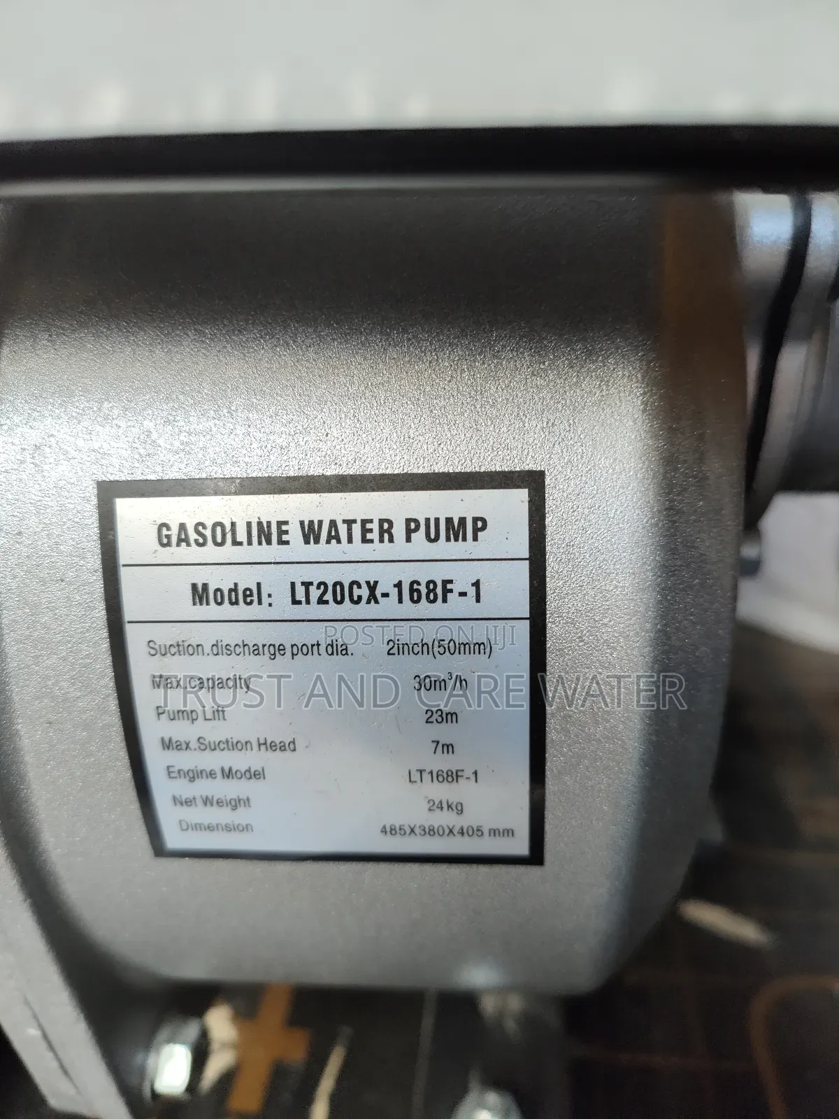 Lutian Water Pump 2inch (Petrol Pump)