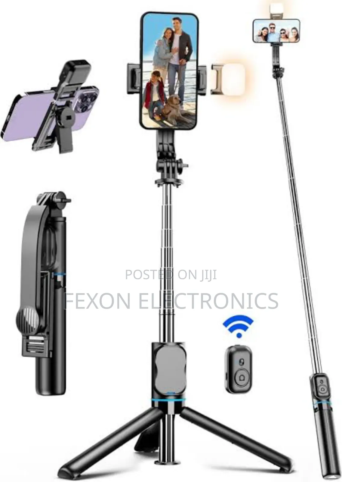 Selfie Stick With Flash Lights