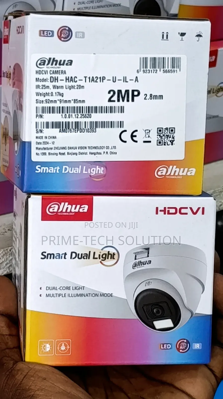 Dahua 2mp Smart Dual Light Dome Dh-Hac-T1a21p — Audio | Tz
