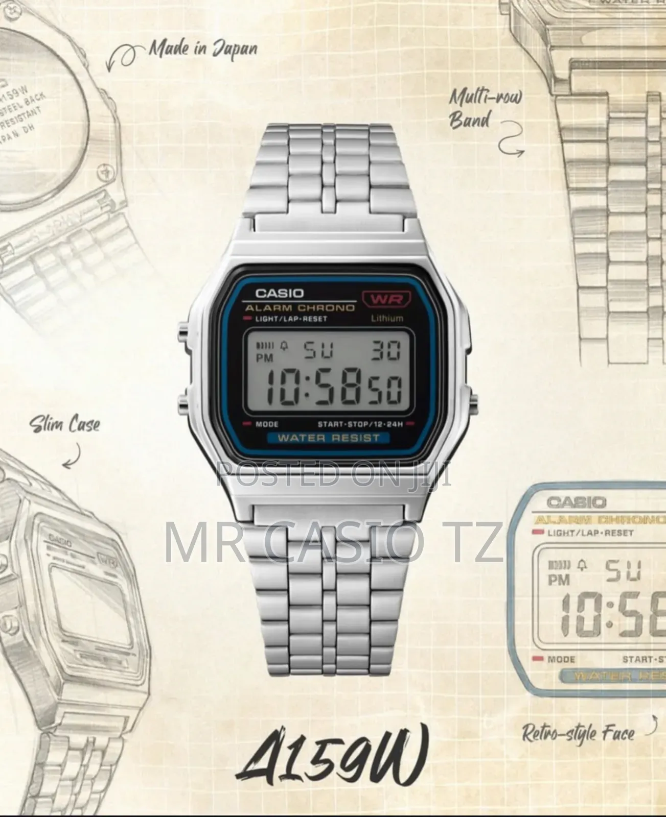 Casio A159wa-N1df