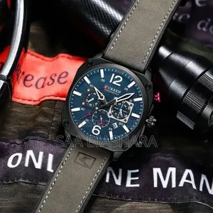 Curren 8398 Classic and Luxuri Watch Gray