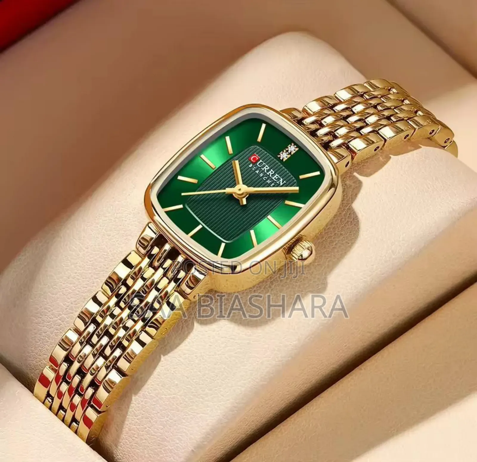 Curren 9093 Women's Watch Gold and Green