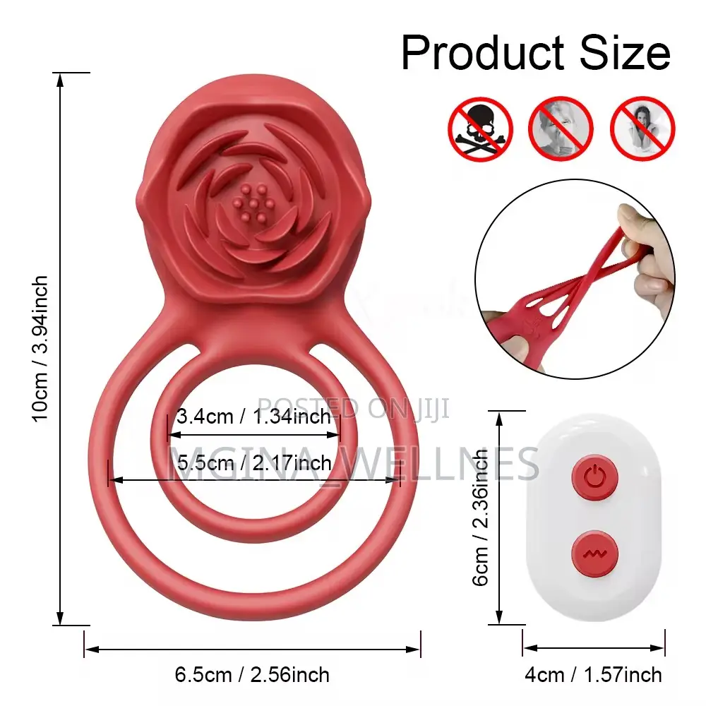 Multifunctional Remote Control Cock Rings