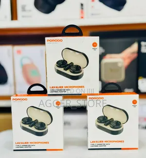 Porodo Lavalier Rechargeable Mic (Double)
