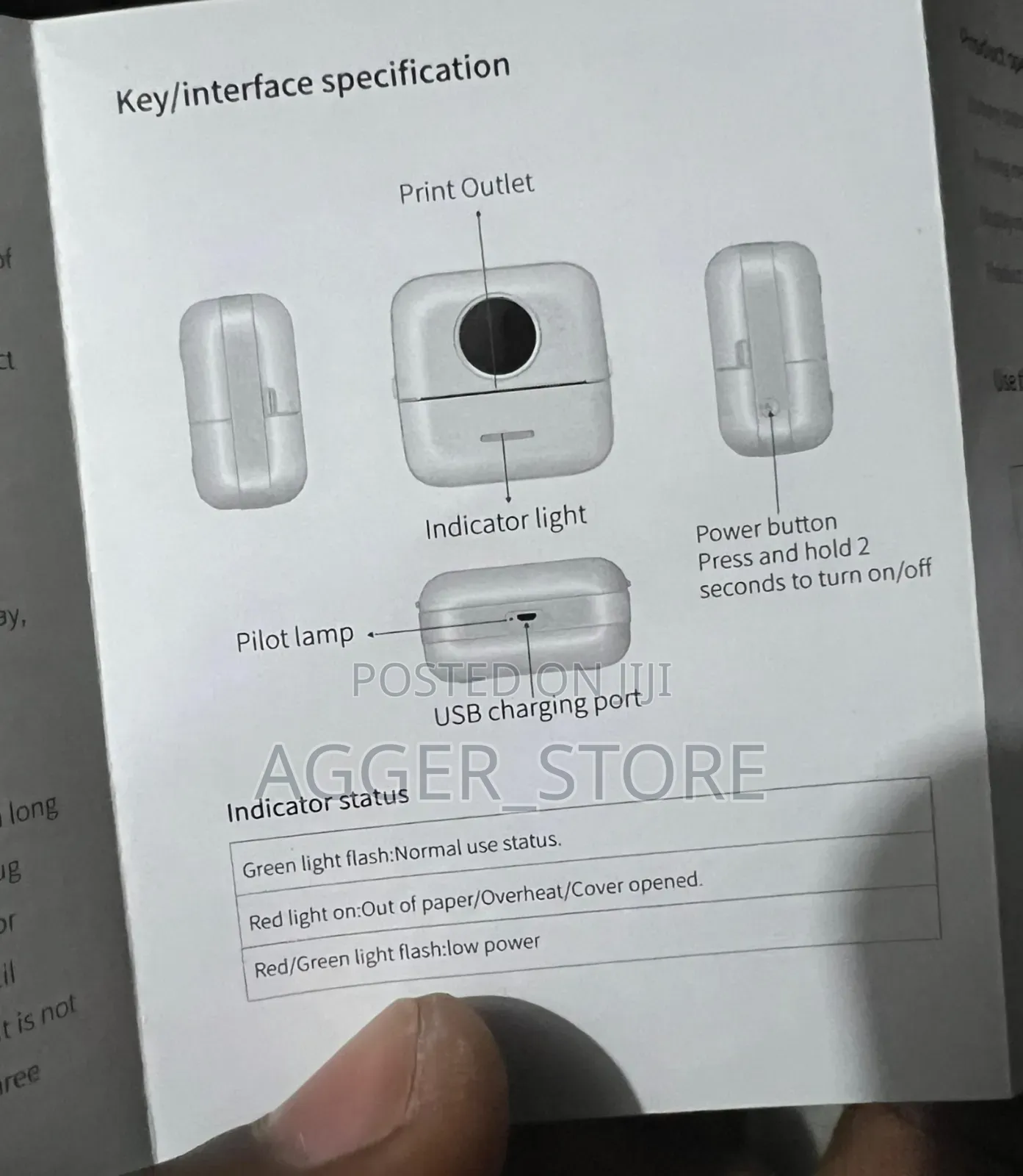Portable Mini Printer