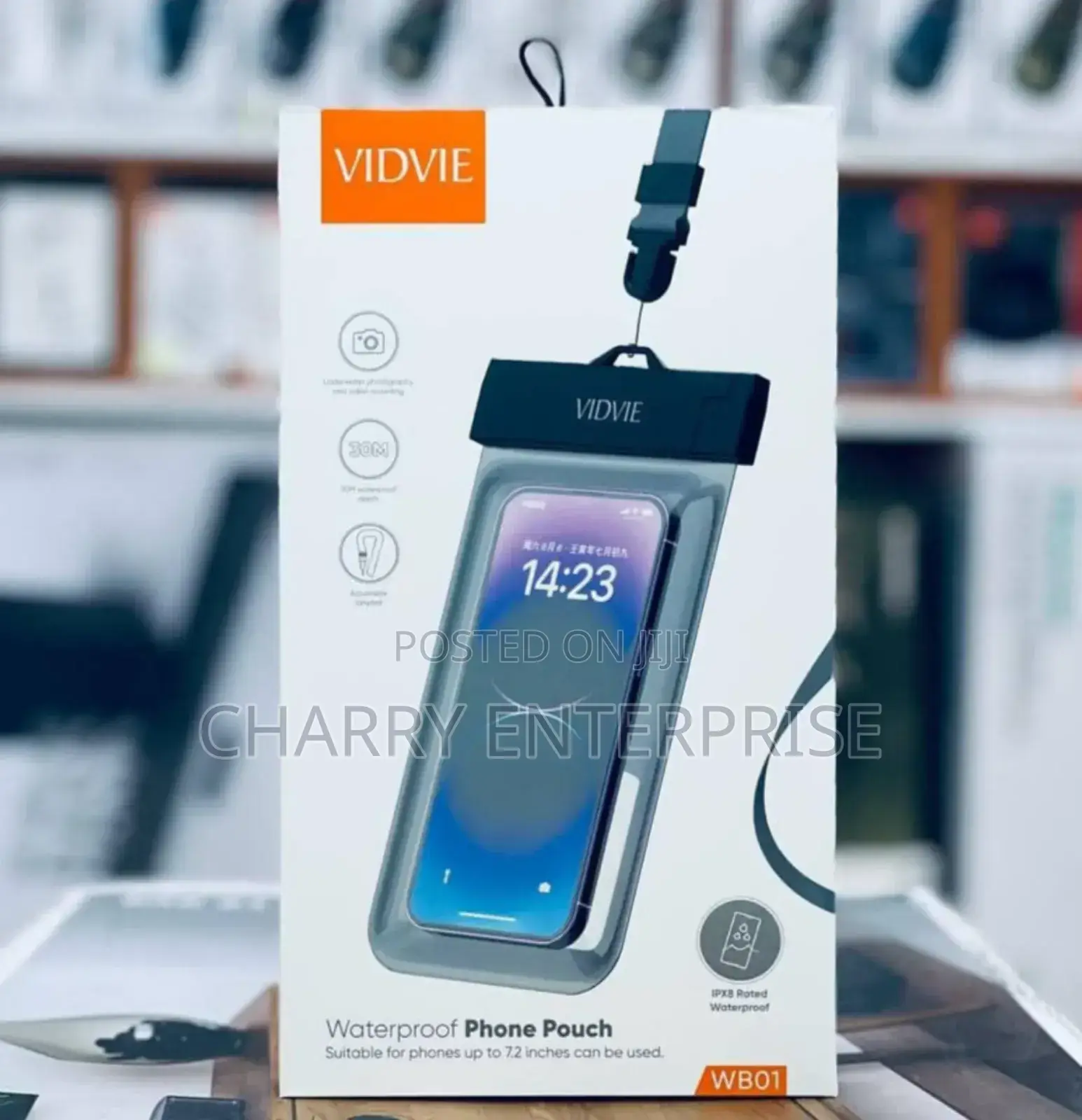Quality Vidvie Water Proof Pouch for Phones Up to 7.2 Inches