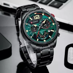 Curren 8395 Fashion Quartz Watch Black