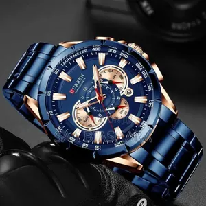 Curren 8395 Fashios Quartz Watch Blue