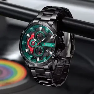 Curren 8402 Wristwatch Stainless Steel Black