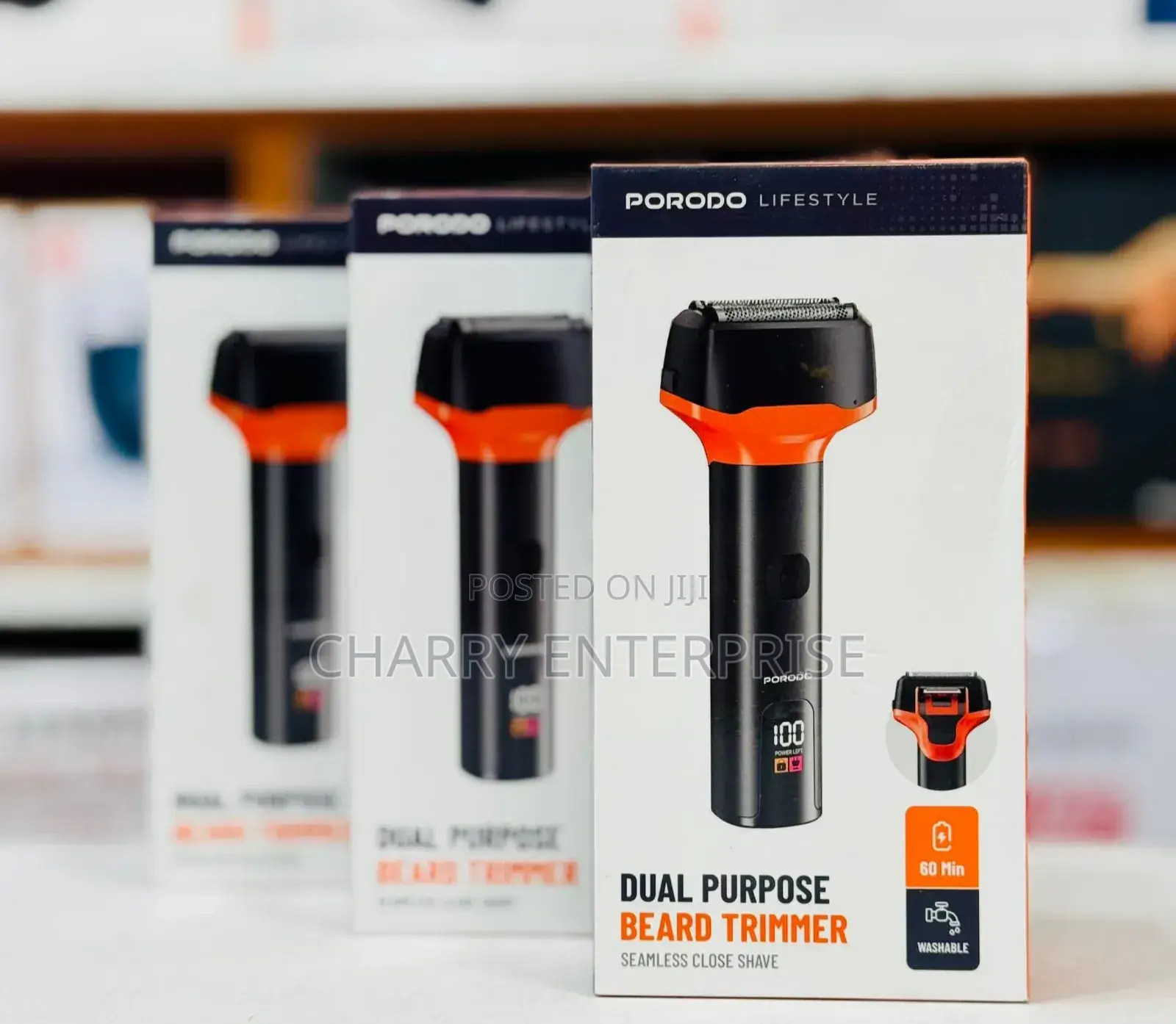 Porodo Beard Trimmer Shaver Ukimaliza Kunyolea Inaweza Oshwa