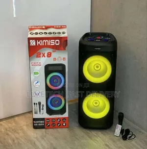 Portable Speaker With Wired Mic/Spika Ya Kuchaji Ina Maiki