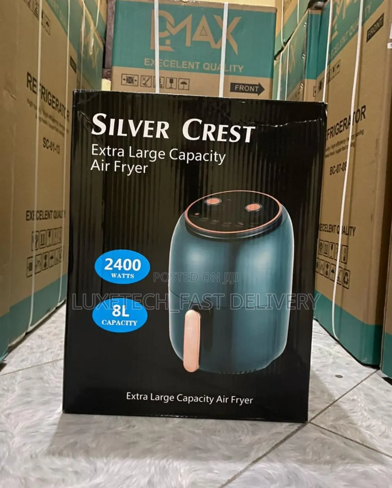 Silver Crest Extra Large Capacity Air Fryer 8l Original