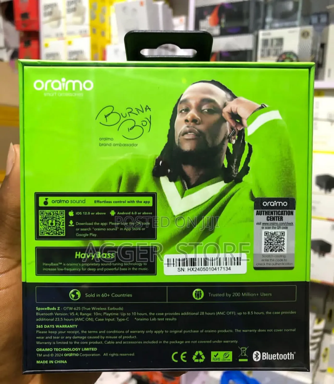 Oraimo Spacebuds Z Airpods (With Anc)