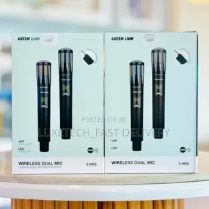 Green Lion Wireless Dual Mic Cordless Microphone