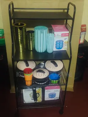 Kitchen Cabinet Storage Movable Stand