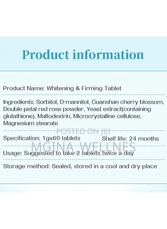 Whitening and Firming Glutathione