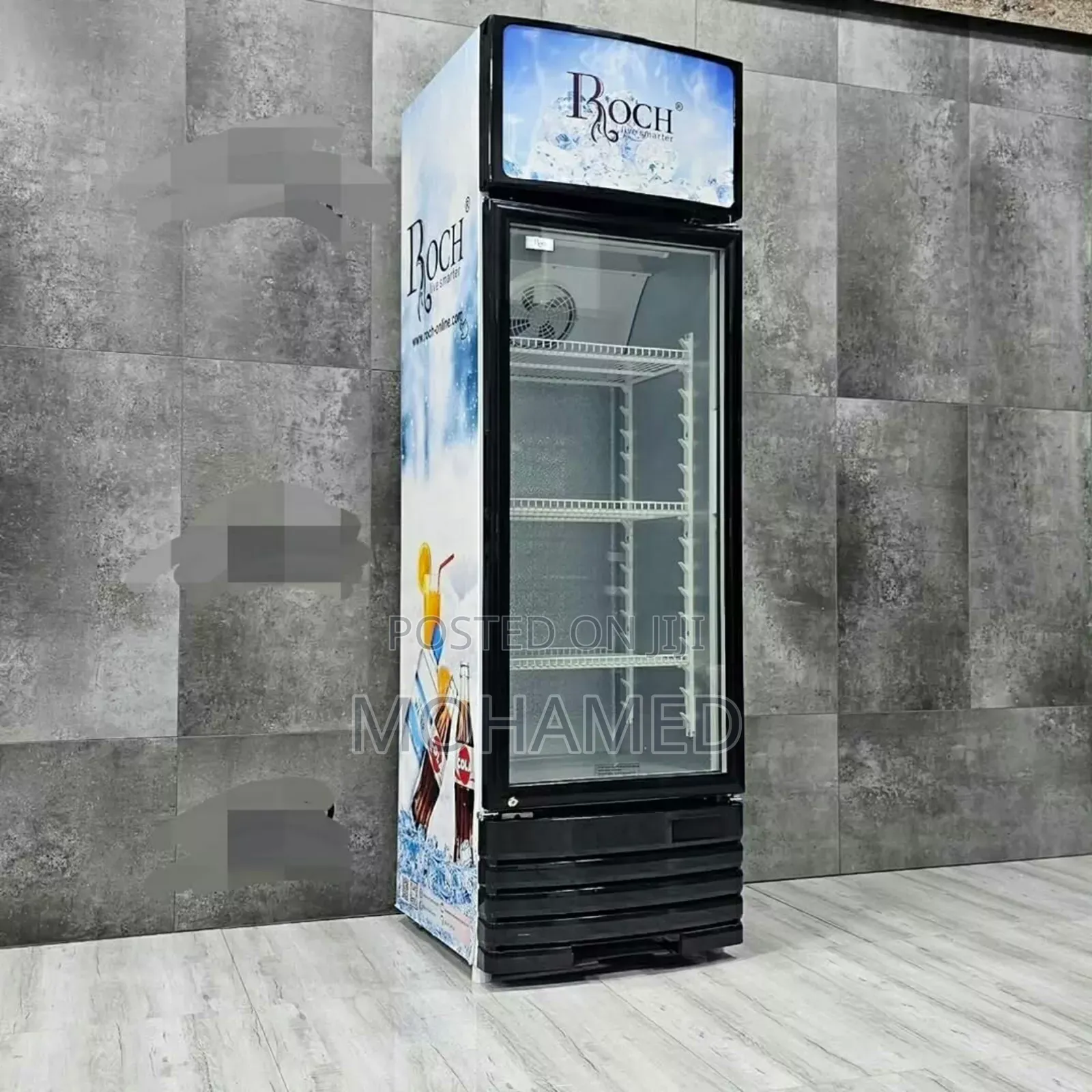Roch Single Door Showcase Fridge 229l