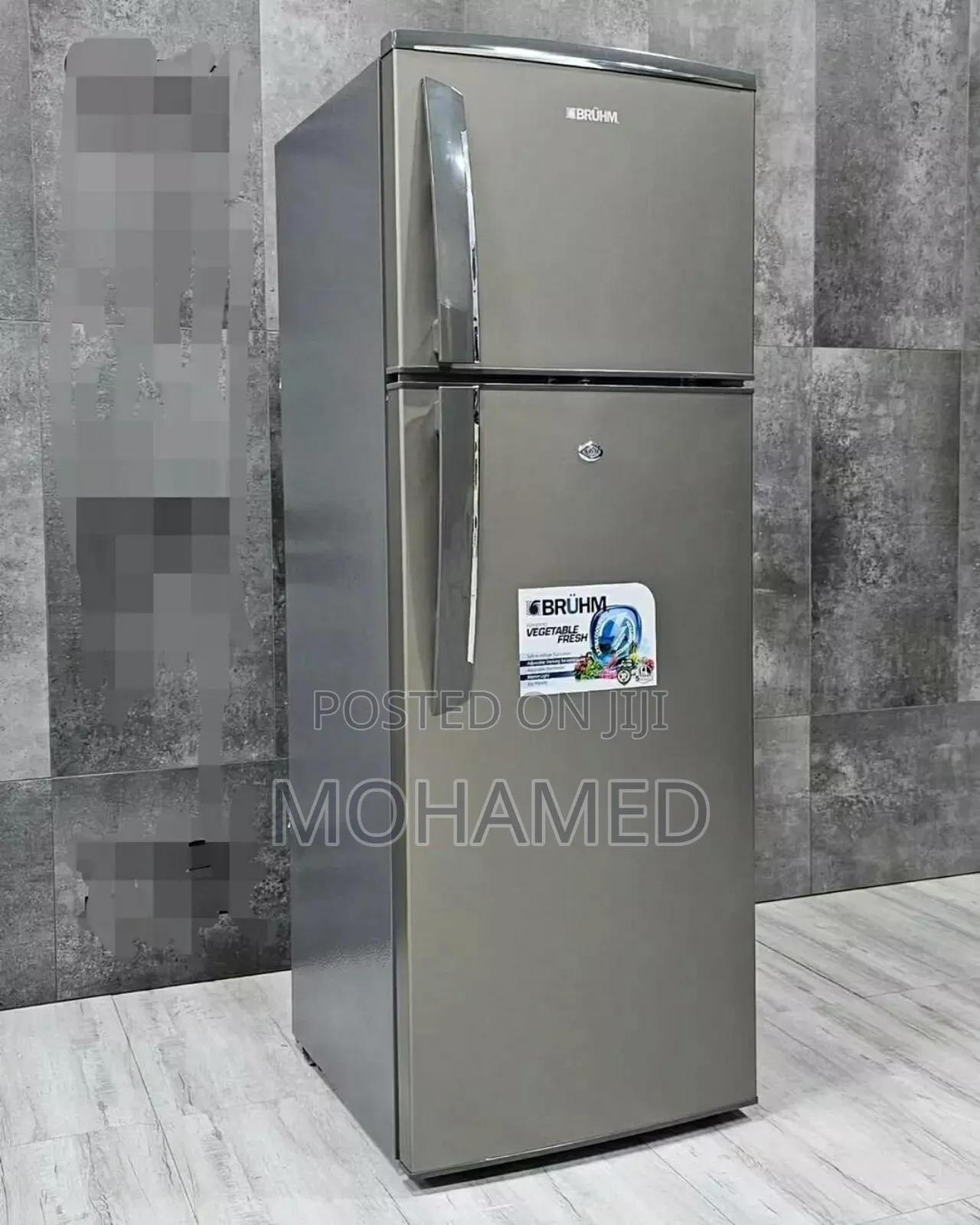 Bruhm Double Door Fridge 225l
