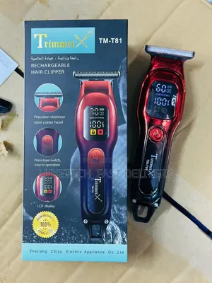 Rechargeable Hair Clipper + Trimmer/ Mashine Ya Kuchaji