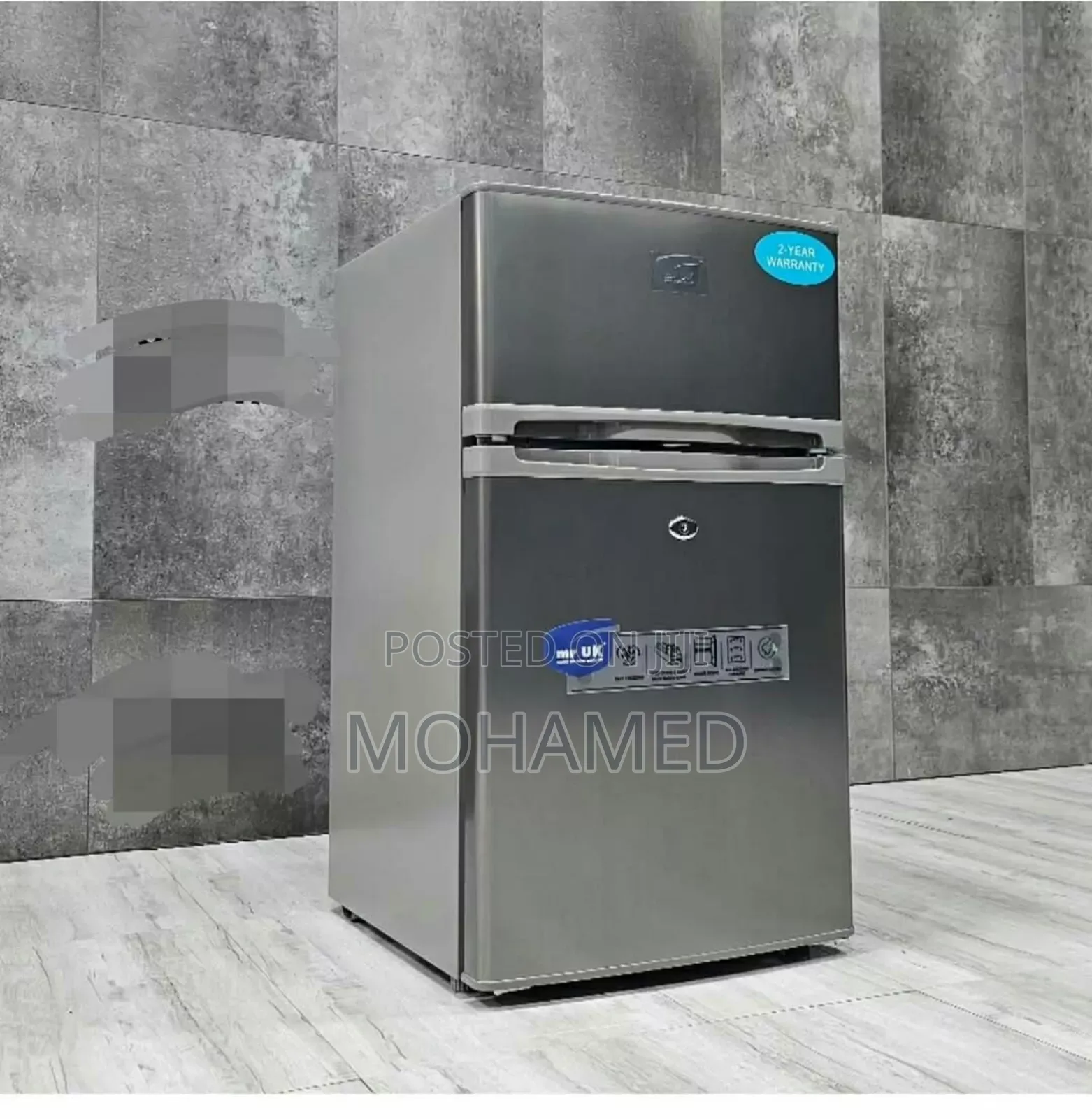 Mr Uk Double Door Fridge 100l