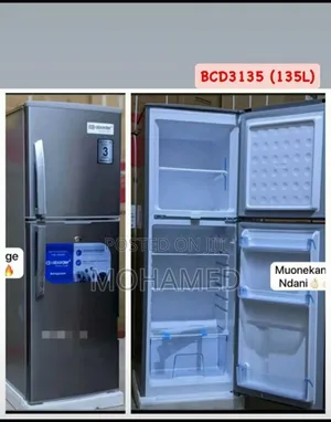 Aborder Double Door Fridge 135l Model Bcd3135
