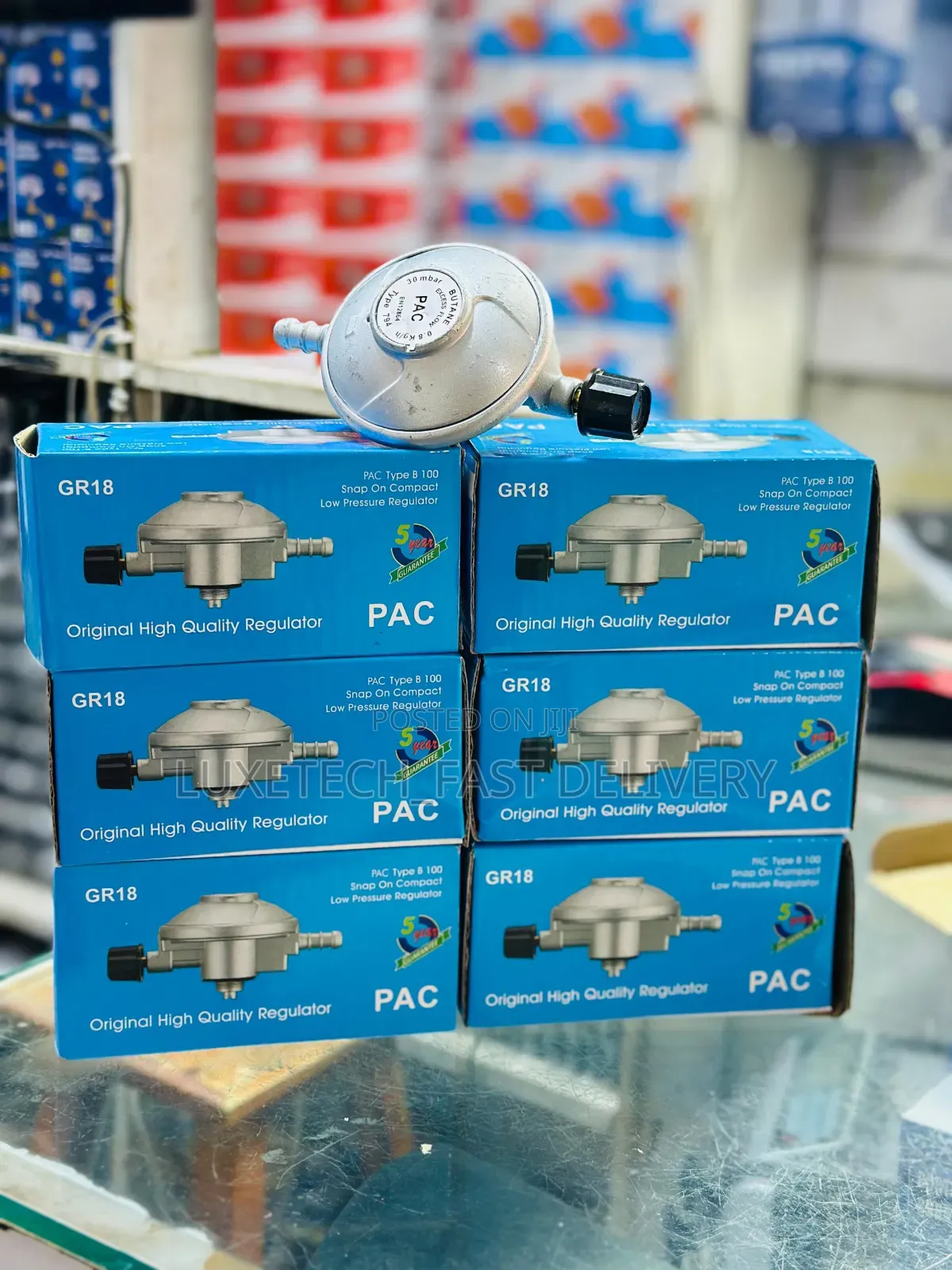 Pac Low-Pressure Regulator for Small Gas Cylinders