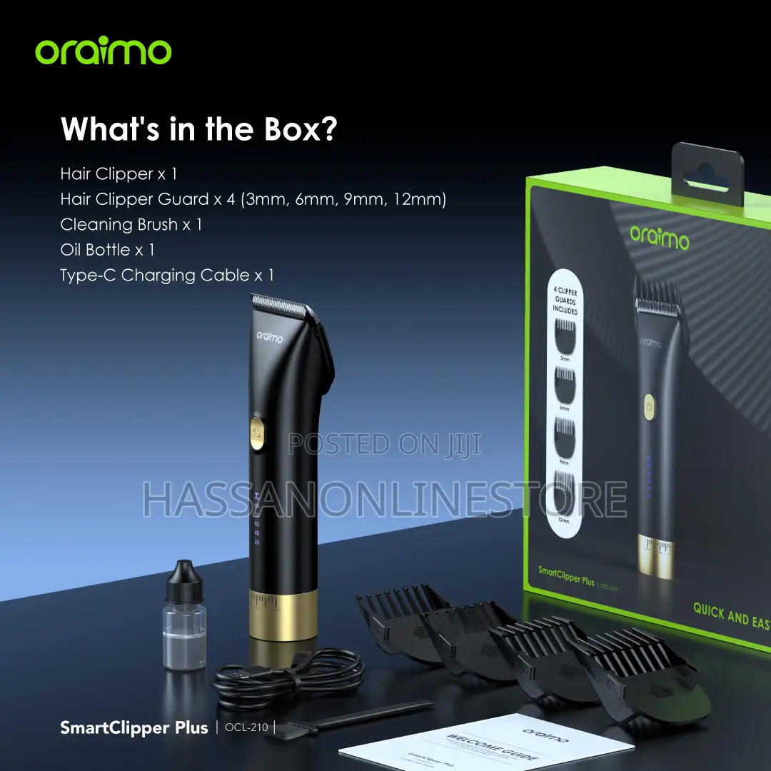 Oraimo Smart Clipper Plus Cordless Hair Clipper