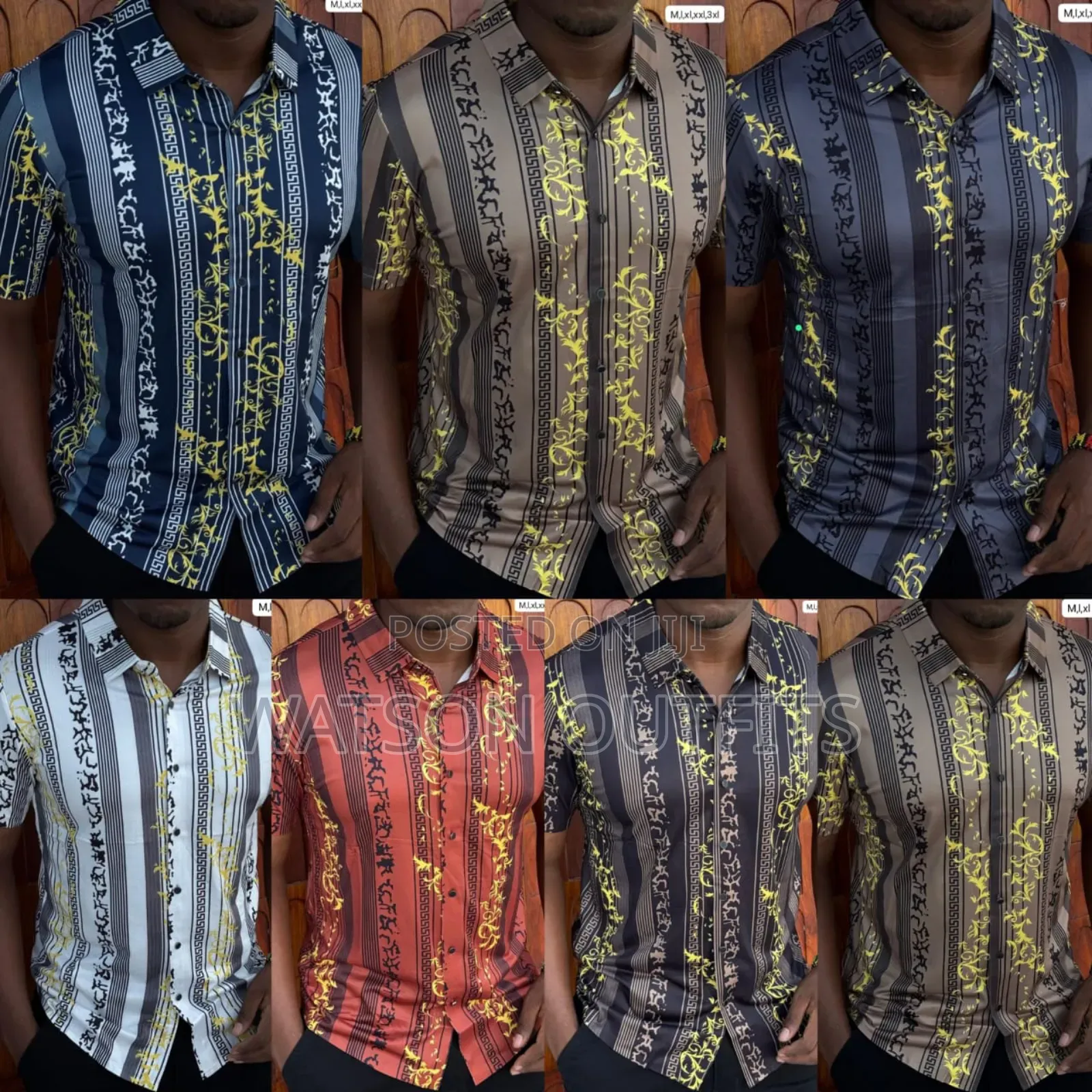 Official Men's Shirts Short Sleeve Smart and Stylish