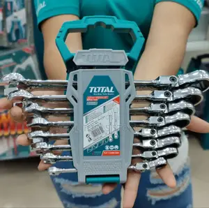 Total Spanner Set - 8 Combination / Ratchet Type Flexible