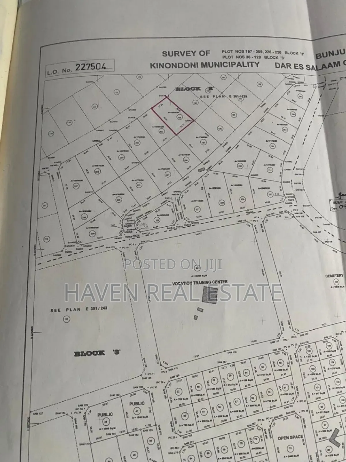 Fenced Plot for Sale at Bunju