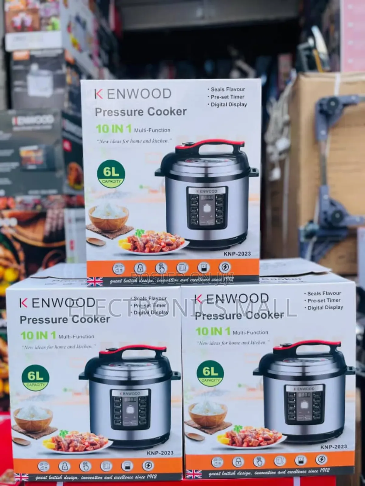 Kenwood KNP-2023 10 in 1 Pressure Cooker 6litre