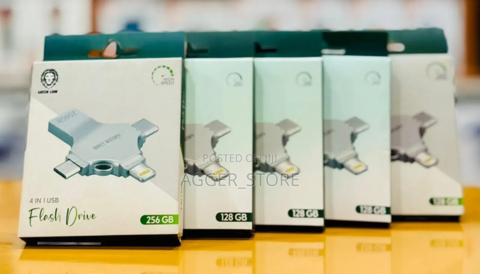Green Lion 3.1 (4-1) Flash Drive •128gb 90,000•256gb 110,000