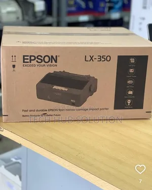 Epson Lx‐350 Monochrome Dot‐Matrix Printer (C11cc24001)