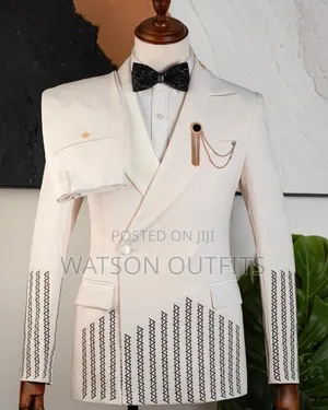 Men's Off-White or Cream Colour Suits