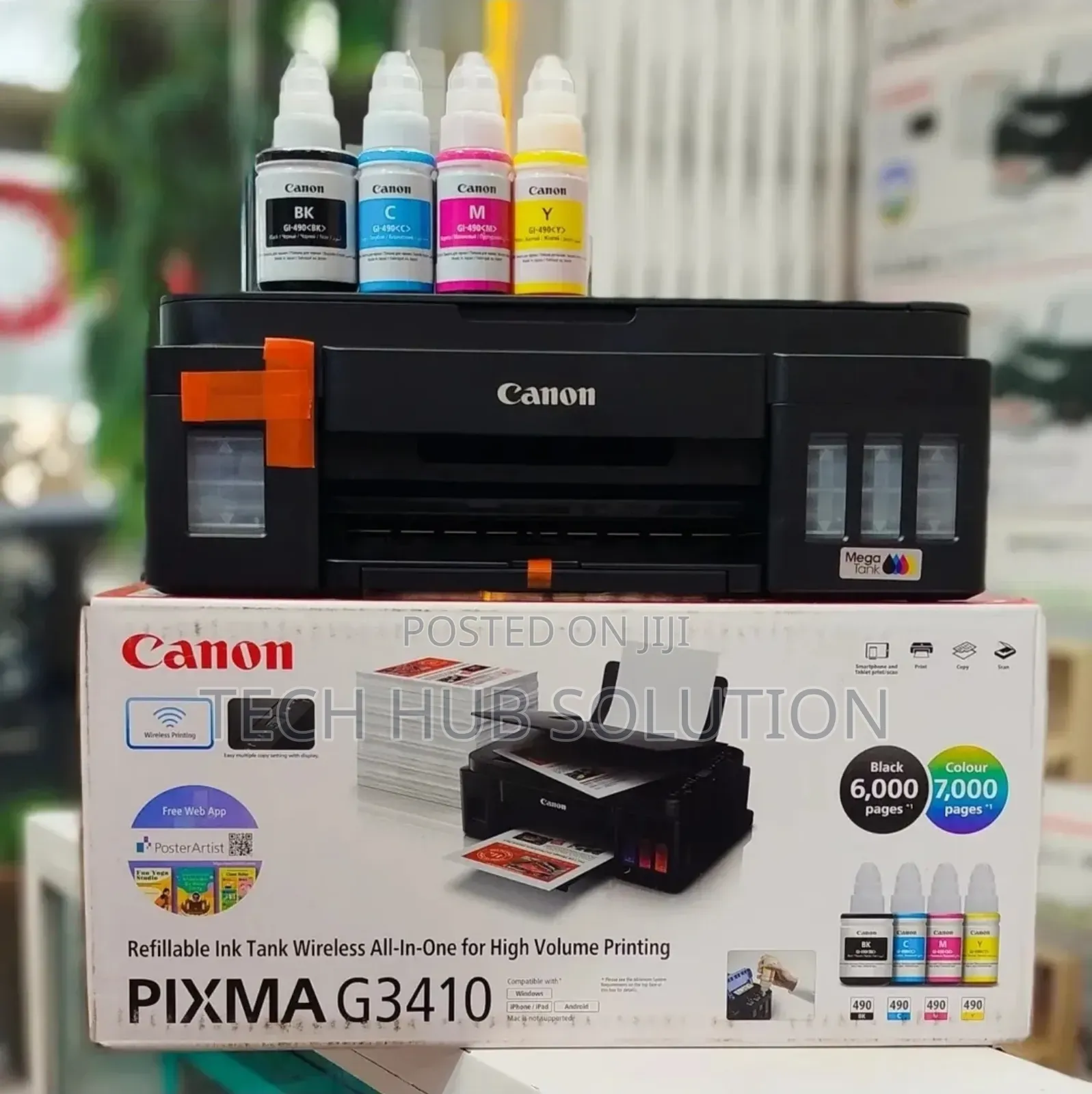 Canon Pixma G3410 – A4 Inkjet (Wi‐Fi)