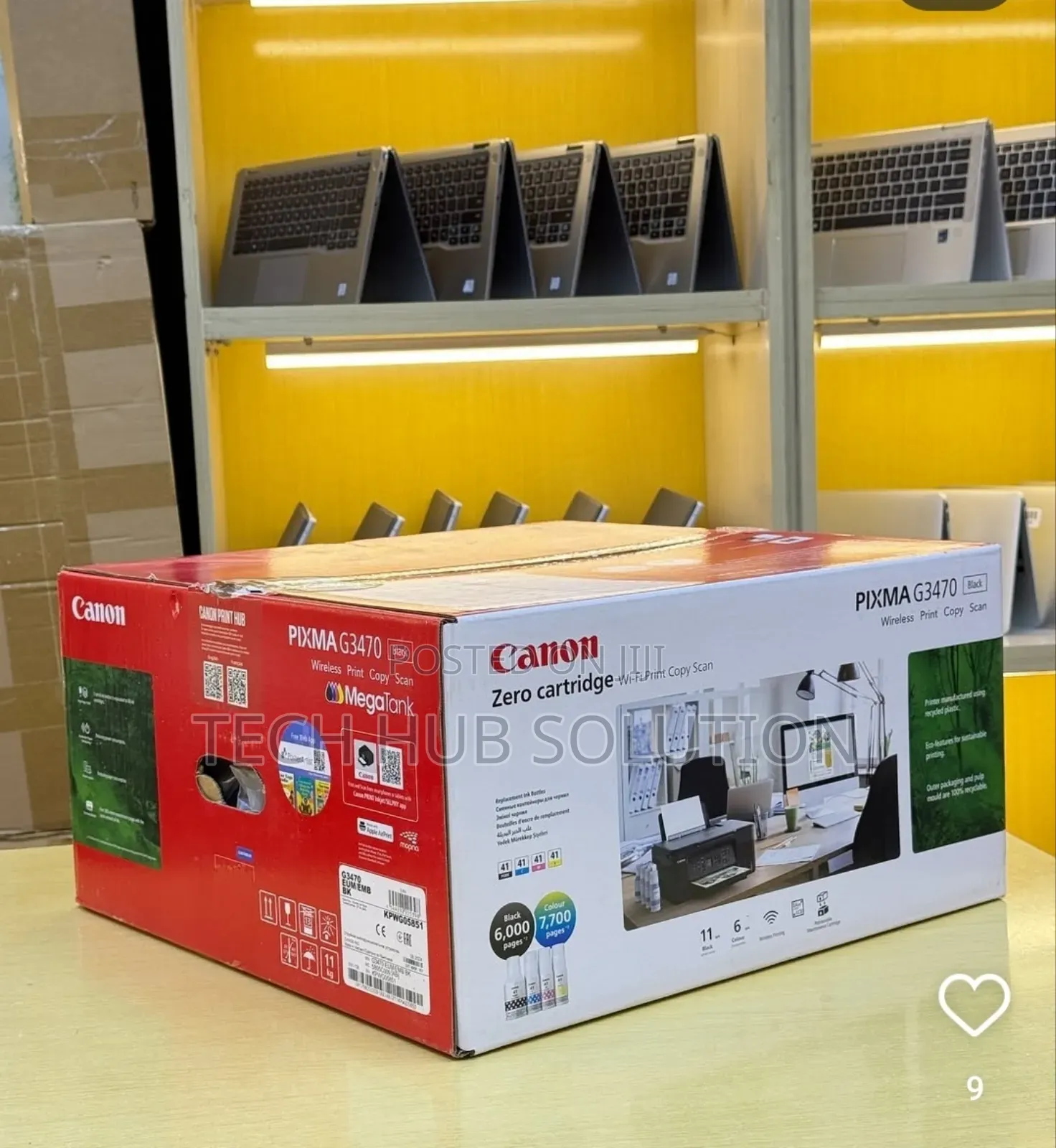 Canon Pixma G3470 – A4 Inkjet (Wi‐Fi)