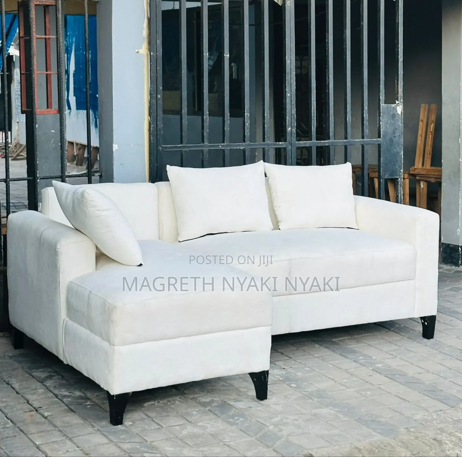 Nauza Sofa Set Shape L Ya Watu 3 Rangi Ya Kitajiri