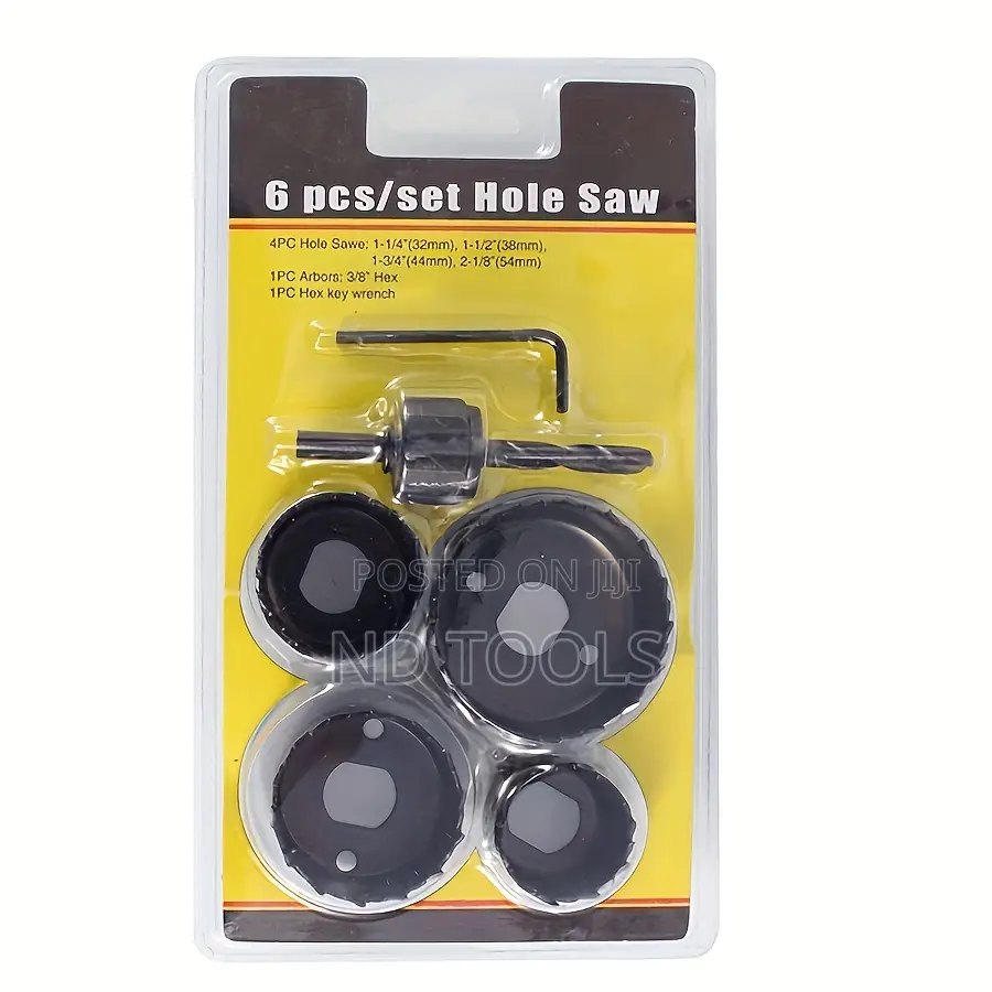 6pcs Wood Hole Saw Set