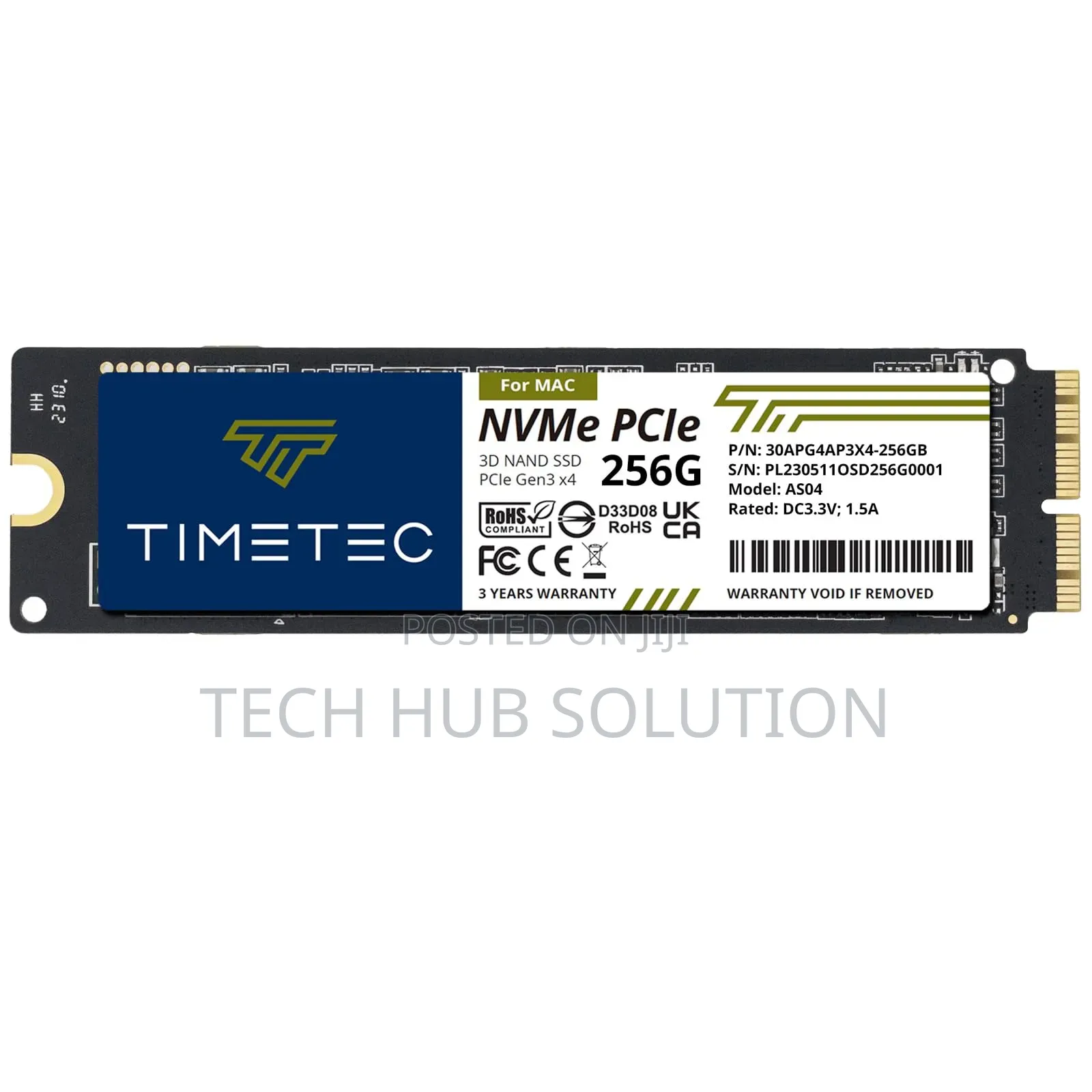 Macbook SSD 256gb Nvme
