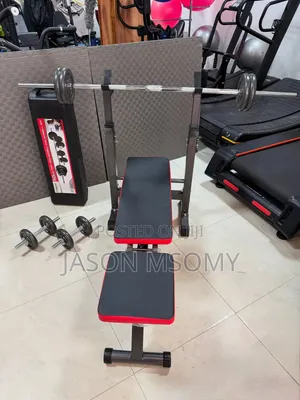 Gym Bench + Adjustable Dumbbell 50kg