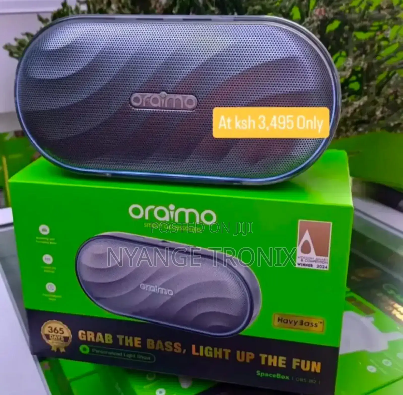 *Oraimo Space Box 8w Fm Wireless Speaker