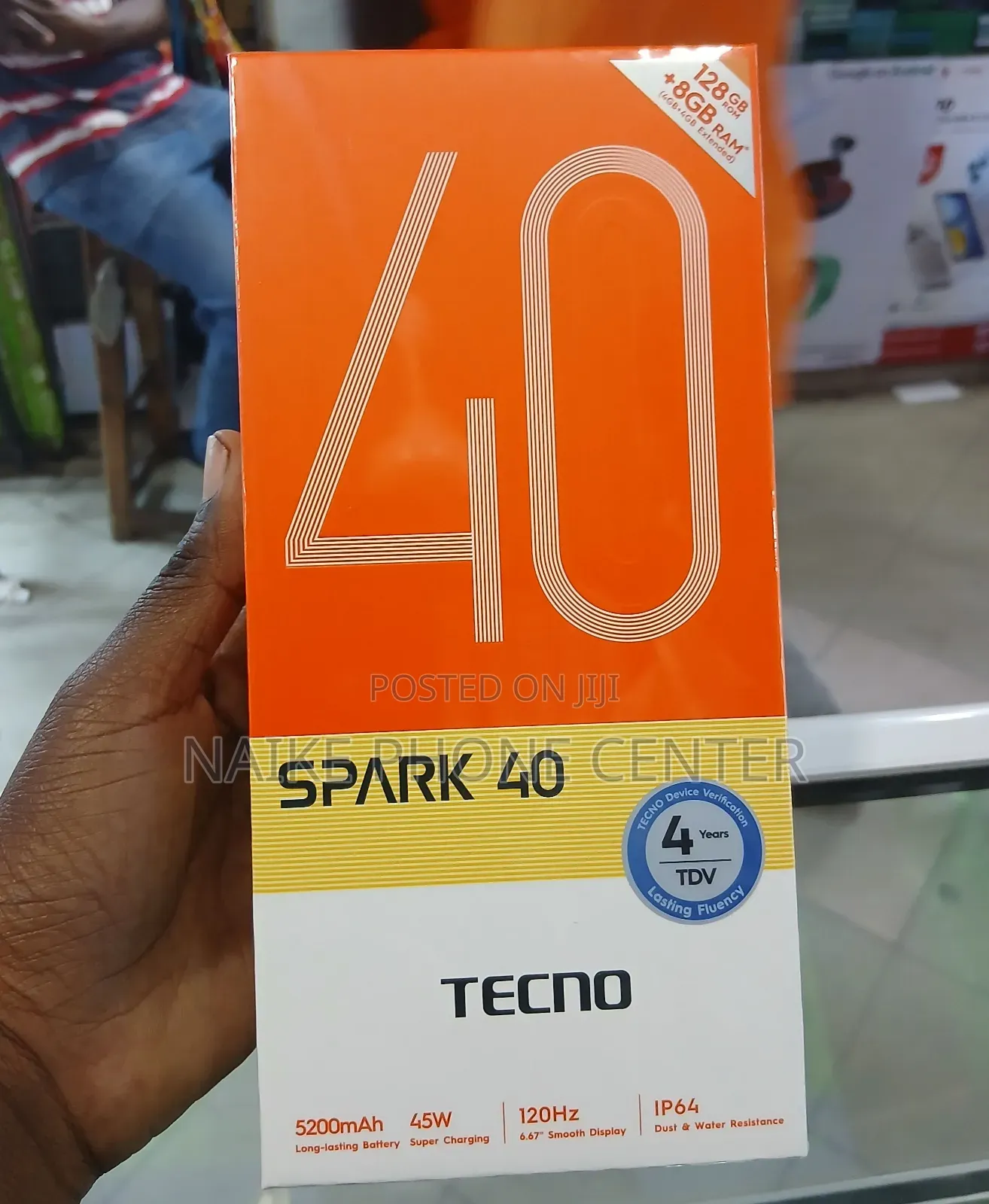 New Tecno Spark 40 128 GB Black