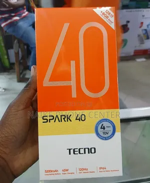 New Tecno Spark 40 128 GB Black