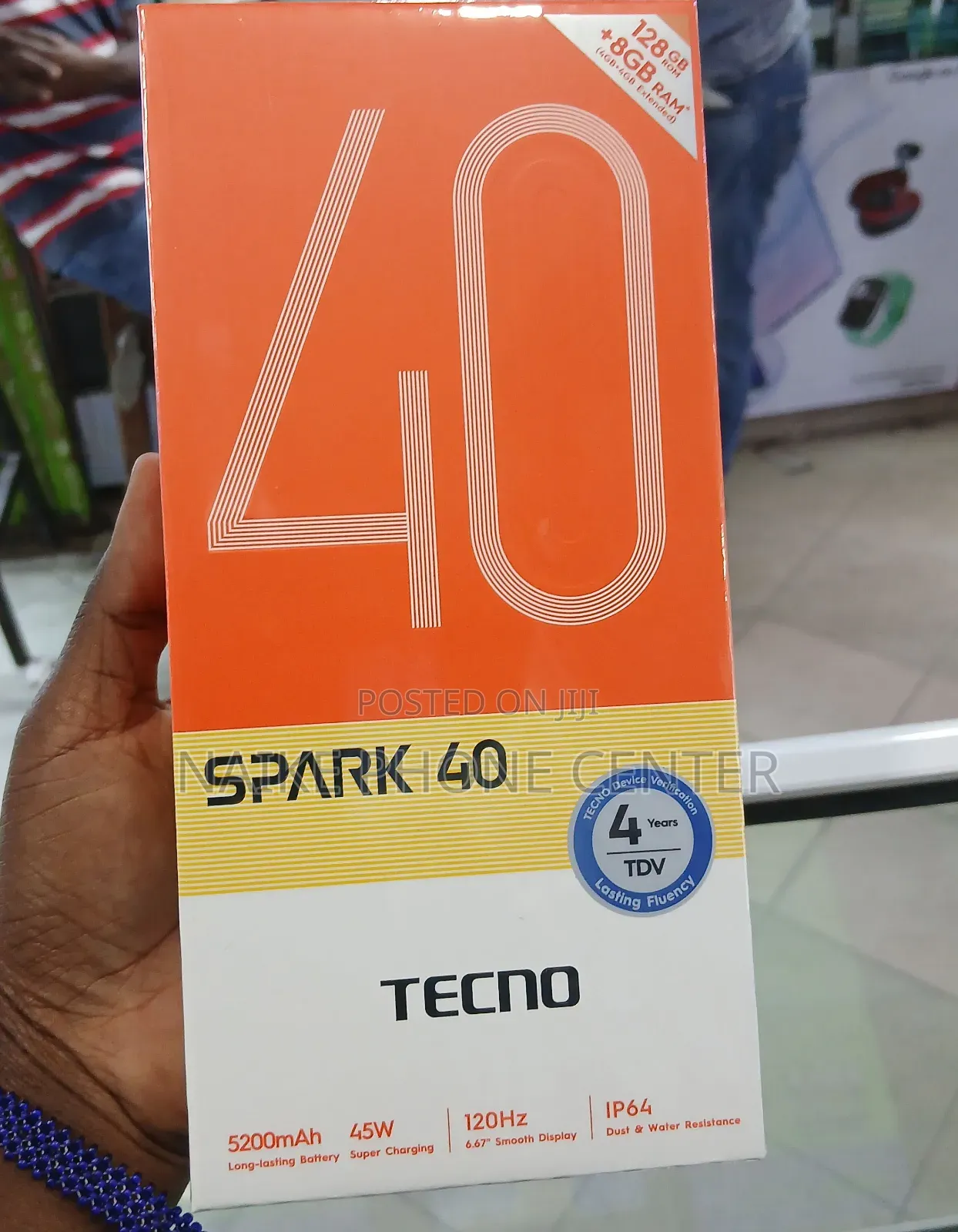 New Tecno Spark 40 128 GB Black