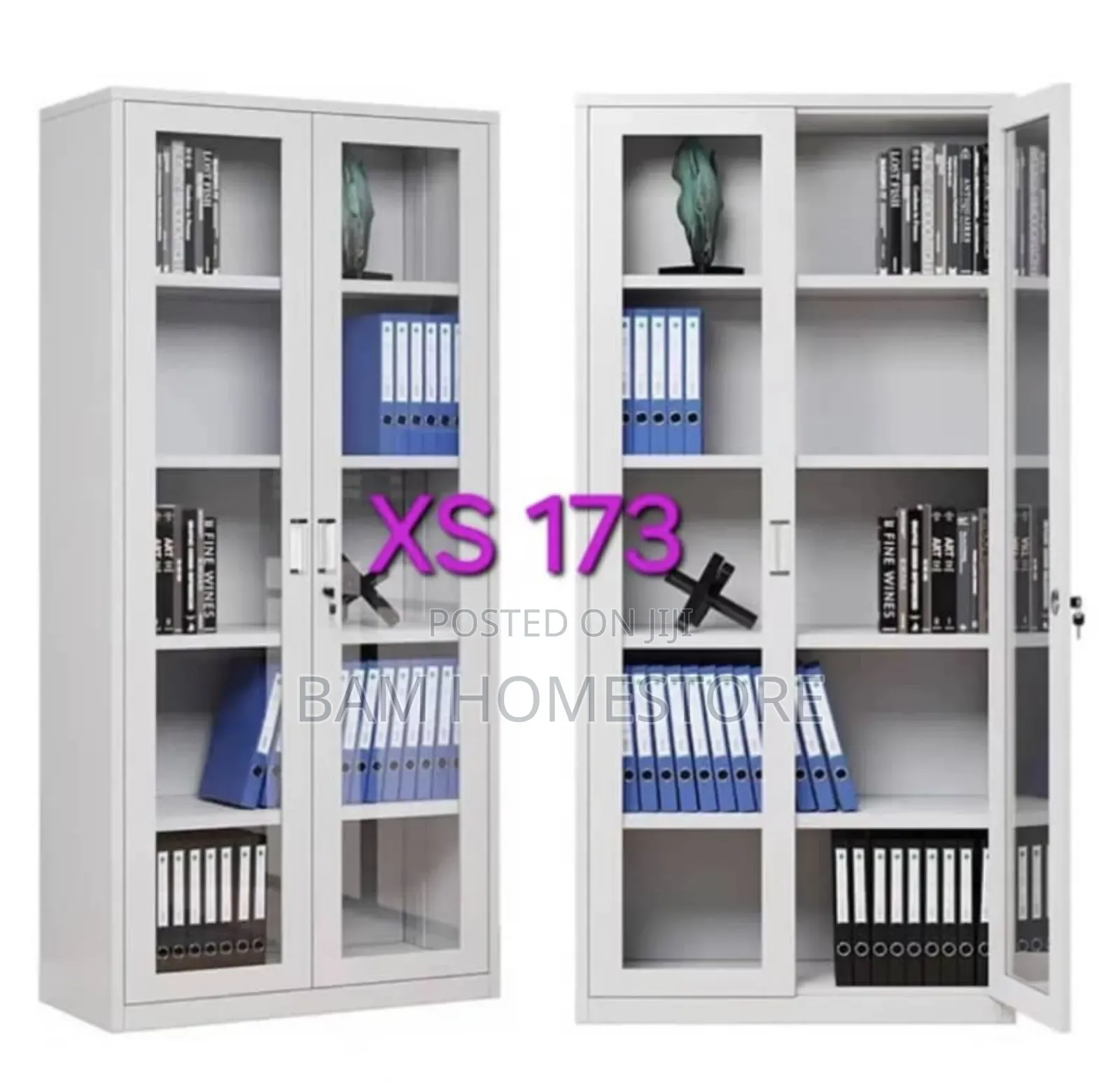 Office Metal Cabinet With Glass Door