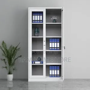 Office Metal Cabinet With Glass Door