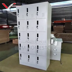 Mult-Door Cabinet With Metal Steel Looker