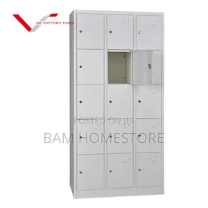 Mult-Door Cabinet With Metal Steel Looker