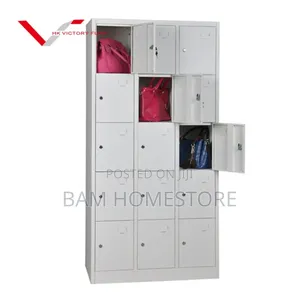 Mult-Door Cabinet With Metal Steel Looker